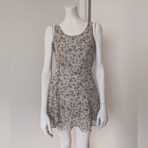 Vintage Napoli Floral Sleeveless Dress